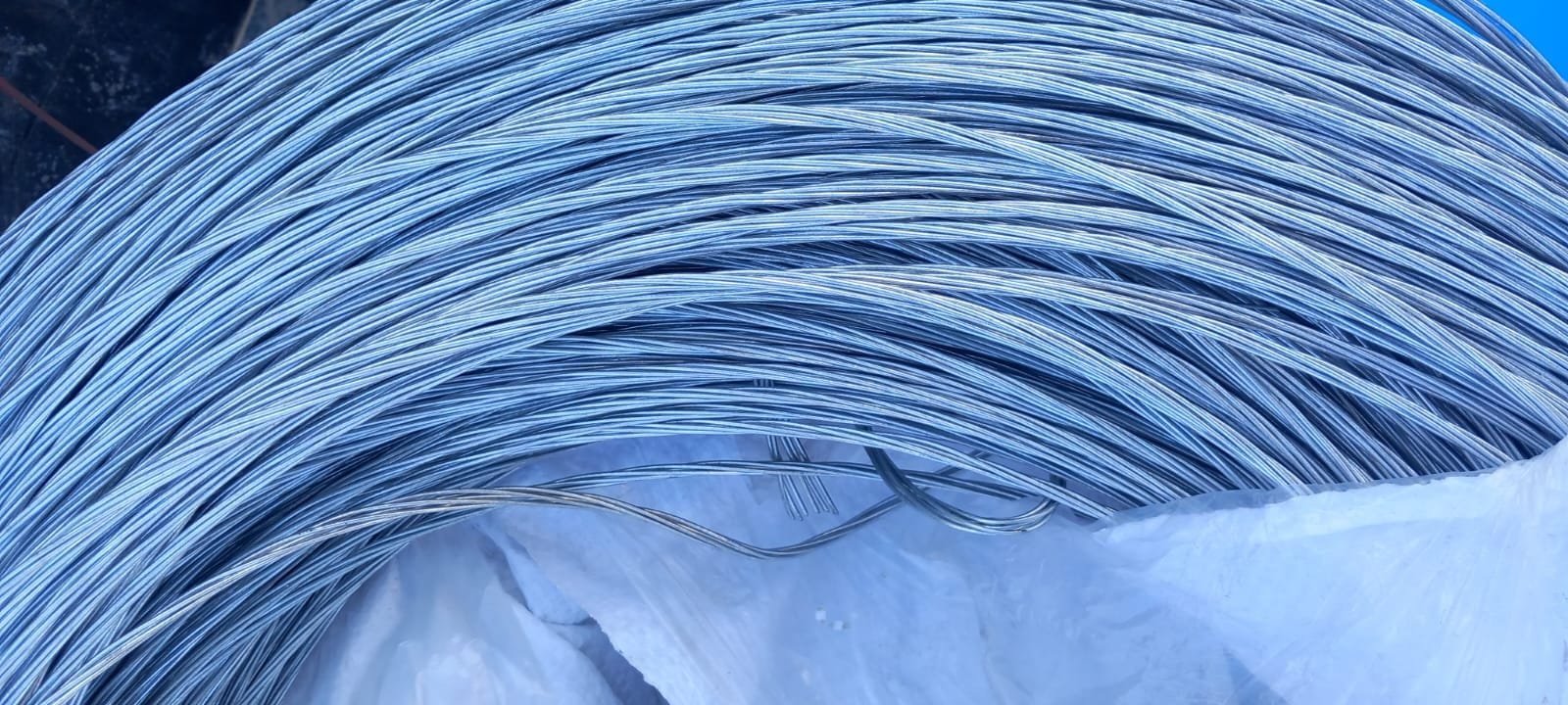 חוט שזור מגולוון - אריזה 10 ק"ג – תמונה 2