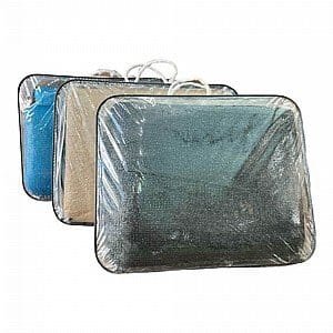 רשת צל 90% תפור טבעות 4X5 בצבע כחול – תמונה 2