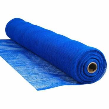 רשת לפיגום 70% צל 70gr/m2 - בצבע כחול - גליל 4x50 מטר