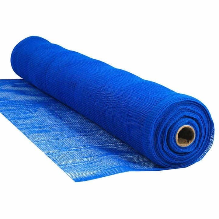 רשת לפיגום 70% צל 70gr/m2 - בצבע כחול - גליל 4x50 מטר