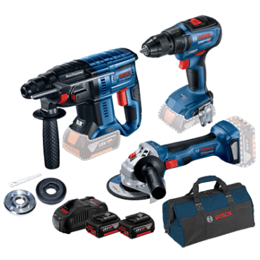 סט 3 כלים ליתיום Professional 18V- Li + תיק נשיאה BOSCH