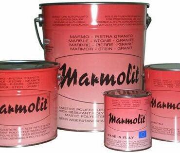 דבק שיש 1 ק"ג + מקשה MARMOLIT