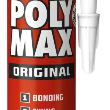 דבק פולימקס POLYMAX לבן בתרמיל 300 מ"ל BISON HT