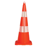 קונוס PVC כתום מחזיר אור 70 ס"מ